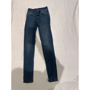 Zara blue jeans women’s size USA 2 EUR 34 high waisted fits like an XS / 0
